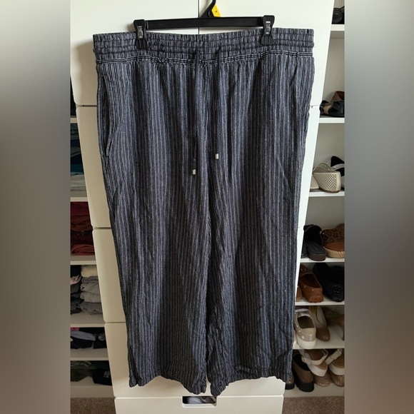 Time and Tru Black Wide Leg Comfortable Pants Women’s Plus Size XXL 20 - Picture 6 of 6